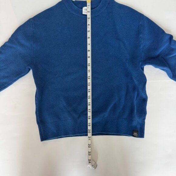 ZARA Blue Ribbed Knit Sweater | Size 9–10 (140 cm) - Picture 8 of 13